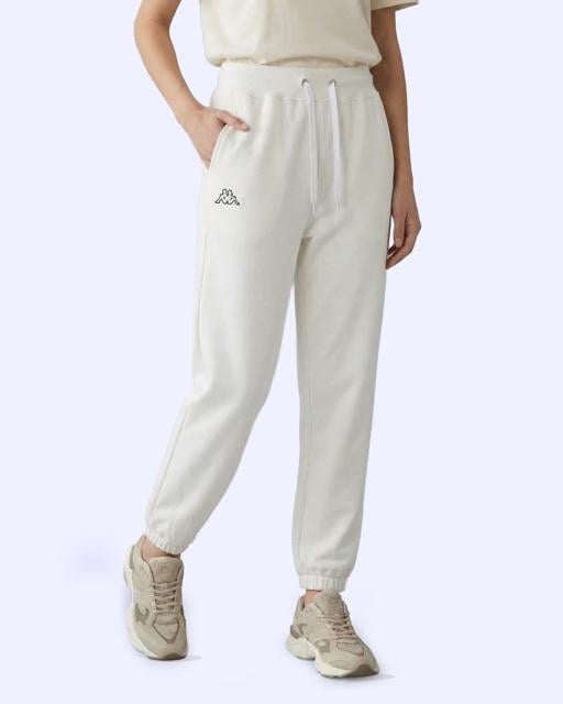 Bej Logo Cindyna Pant Kadın Ekru  Regular Eşofman Altı - KAPPA® Türkiye