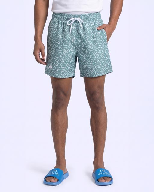 Yeşil Logo Kairo Short Erkek Yeşil Regular Mayo - KAPPA® Türkiye