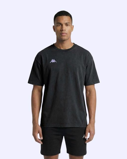 Siyah Jona Tshirt Erkek Siyah Oversize Tişört - KAPPA® Türkiye