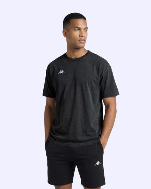 Siyah Jona Tshirt Erkek Siyah Oversize Tişört - KAPPA® Türkiye