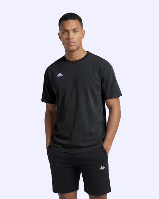 Siyah Jona Tshirt Erkek Siyah Oversize Tişört - KAPPA® Türkiye