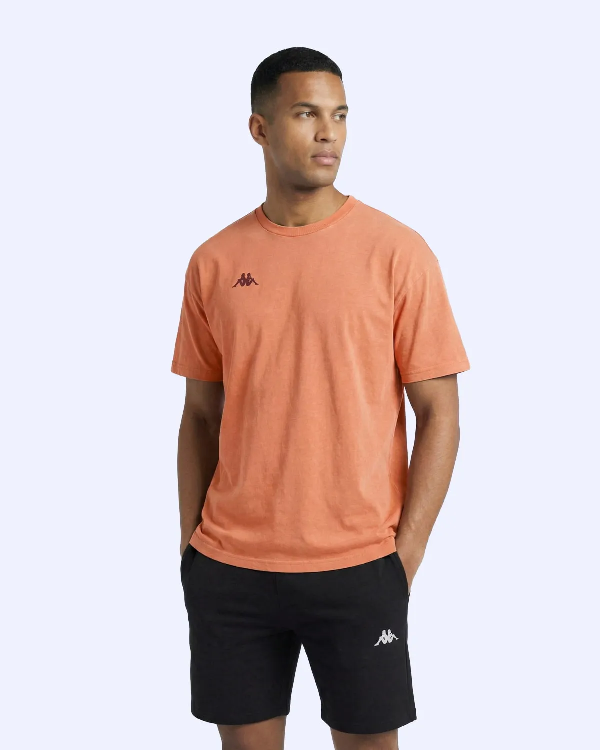 Turuncu Jona Tshirt Erkek Koyu Turuncu Oversize Tişört