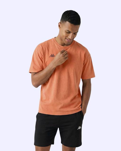 Turuncu Jona Tshirt Erkek Koyu Turuncu Oversize Tişört - KAPPA® Türkiye