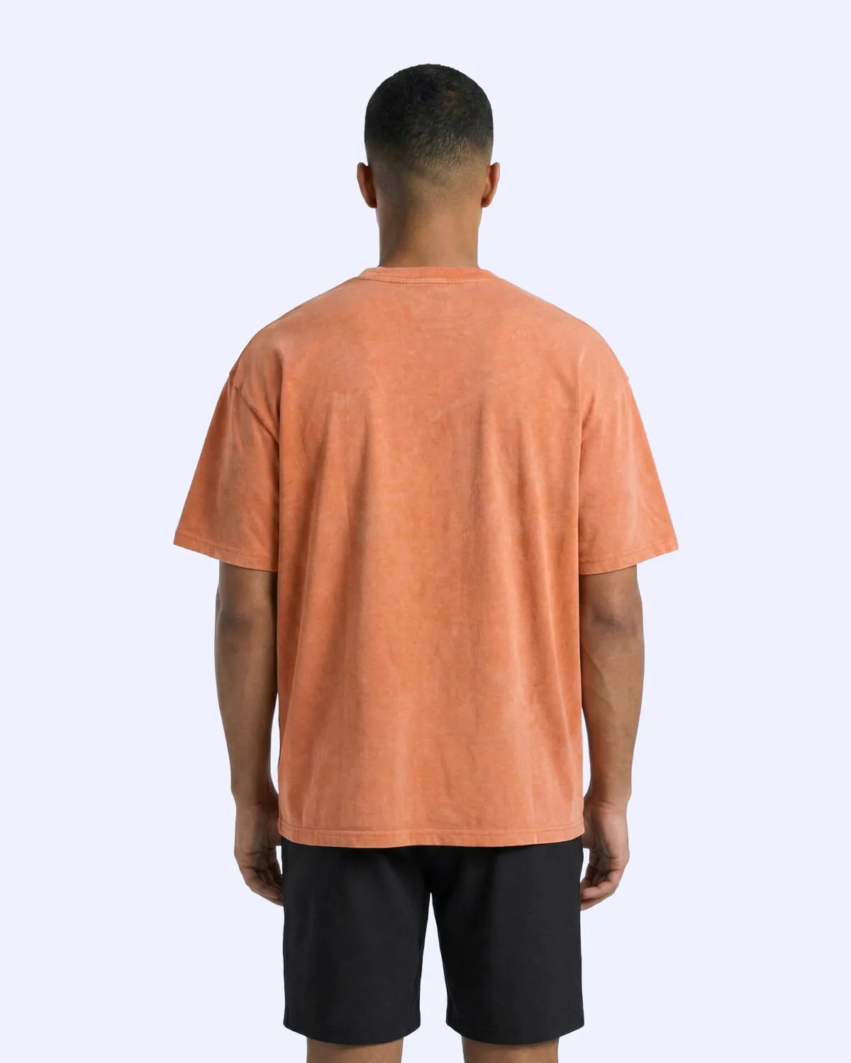 Turuncu Jona Tshirt Erkek Koyu Turuncu Oversize Tişört