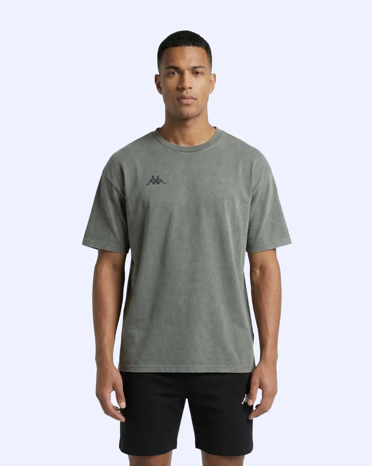 Siyah Jona Tshirt Erkek Antrasit Oversize Tişört