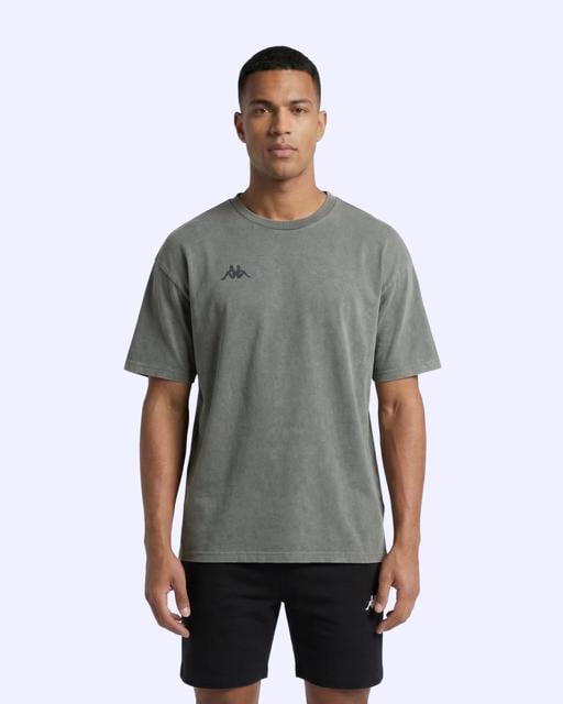 Siyah Jona Tshirt Erkek Antrasit Oversize Tişört - KAPPA® Türkiye