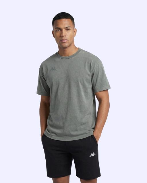 Siyah Jona Tshirt Erkek Antrasit Oversize Tişört - KAPPA® Türkiye