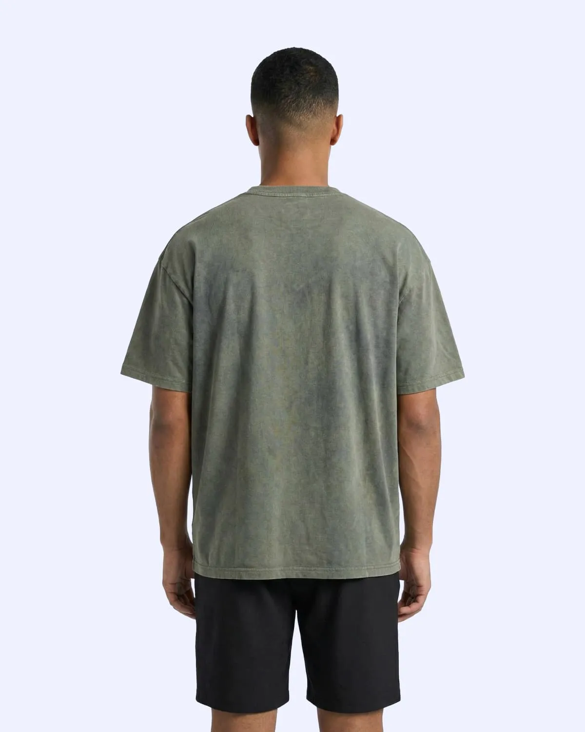 Siyah Jona Tshirt Erkek Antrasit Oversize Tişört