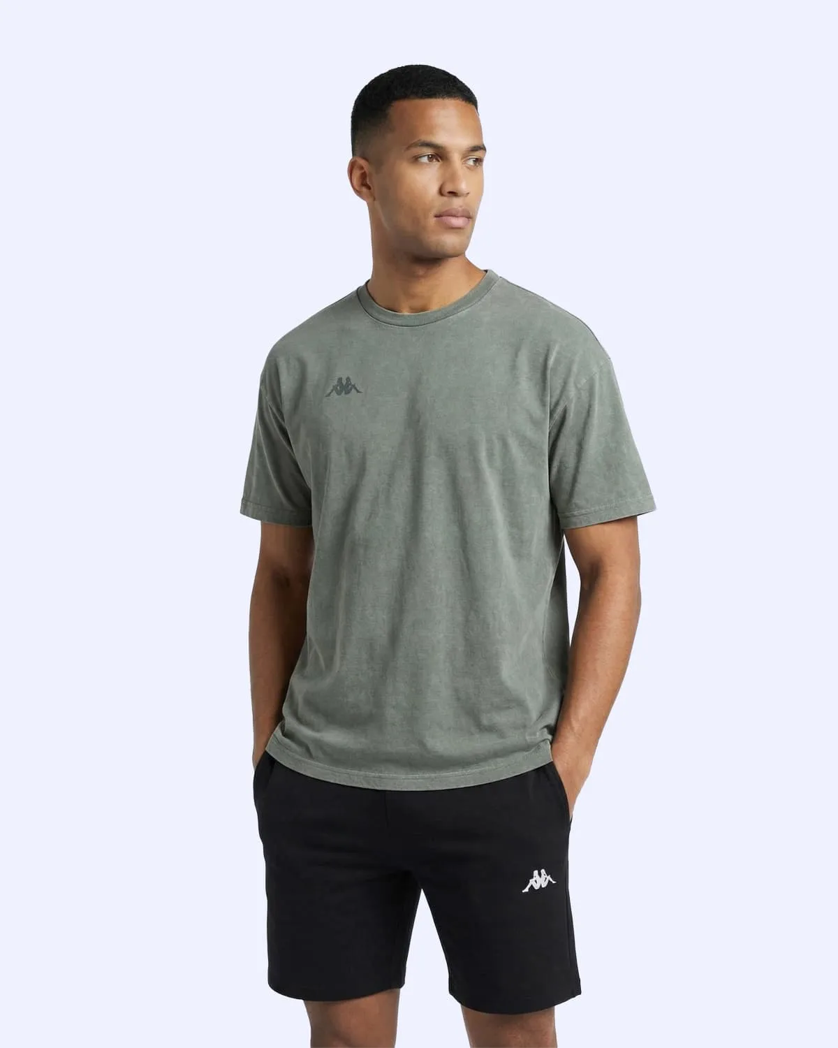 Siyah Jona Tshirt Erkek Antrasit Oversize Tişört