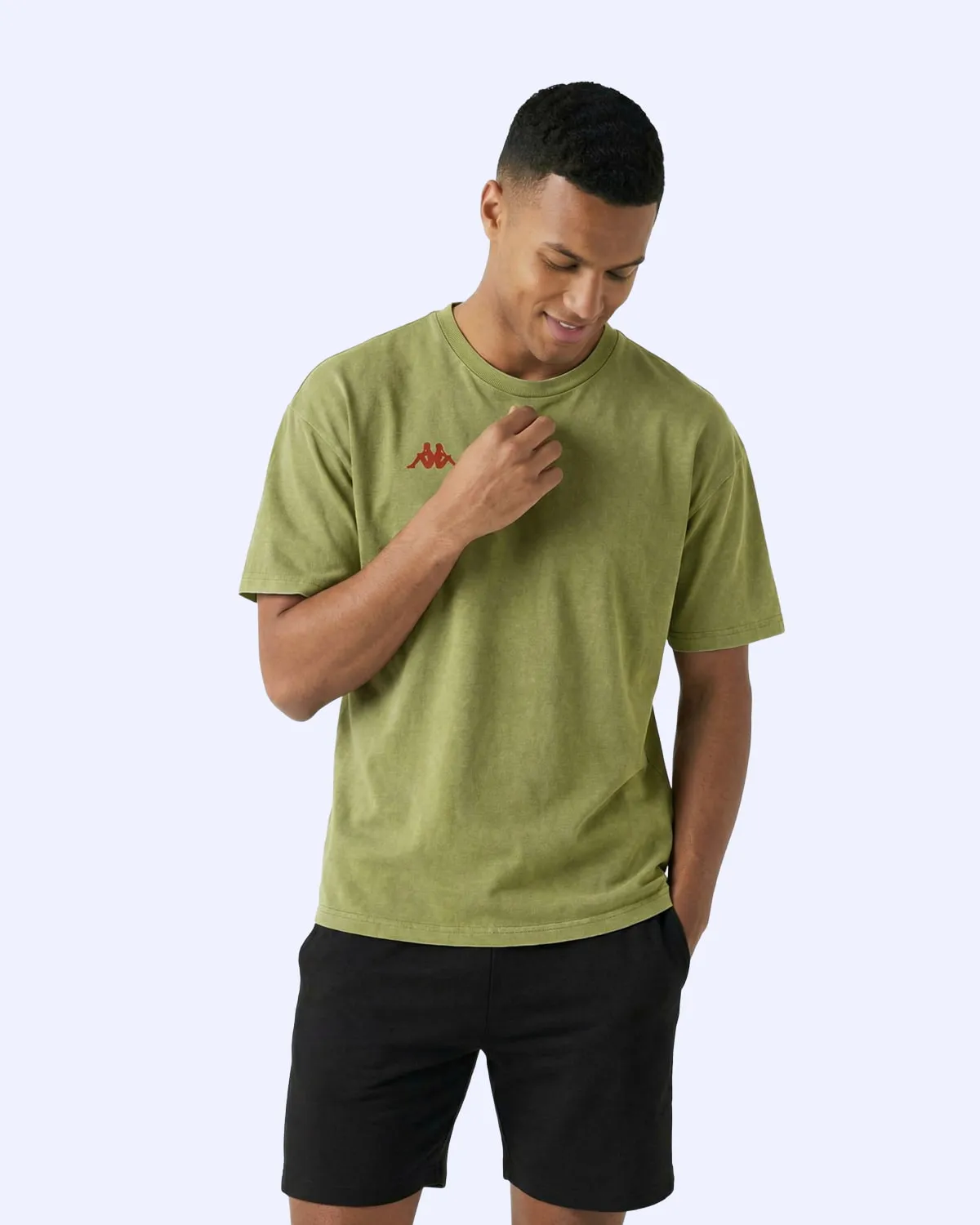 Yeşil Jona Tshirt Erkek Yeşil Oversize Tişört