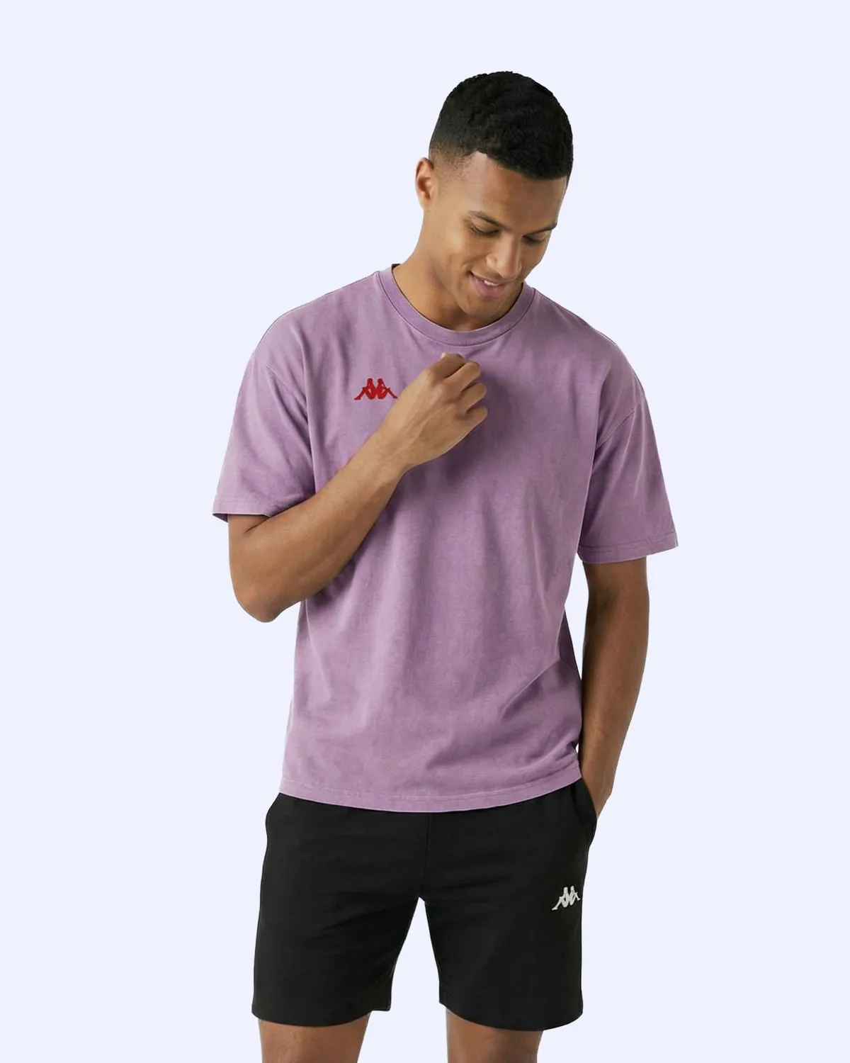 Mor Jona Tshirt Erkek Mor Oversize Tişört