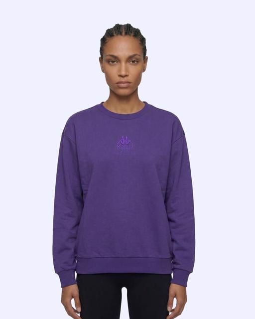 Mavi Milas  Crewneck Kadın Lacivert Comfort Sweatshirt - KAPPA® Türkiye