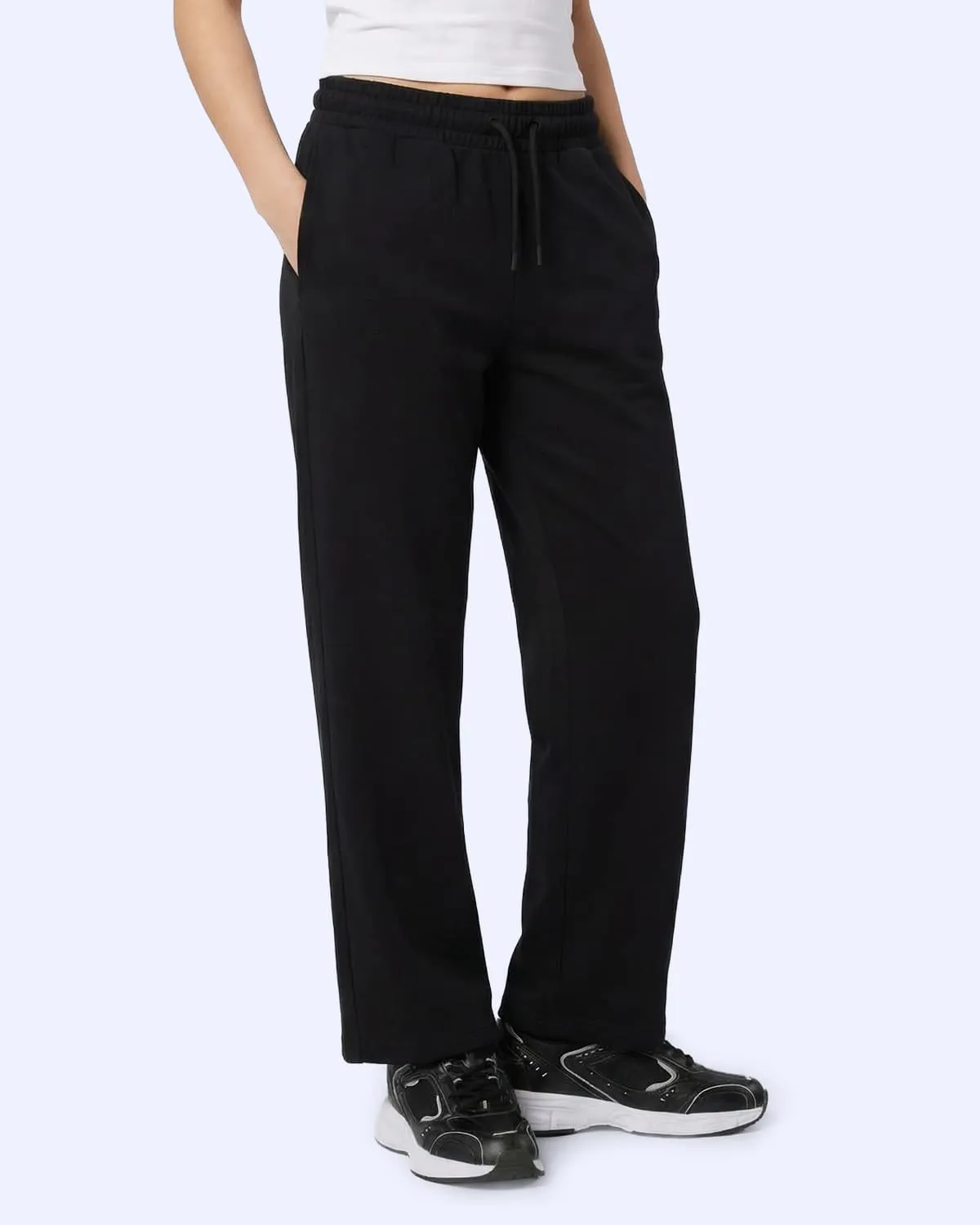 Siyah Elenora Kadın Siyah Comfort Eşofman Altı