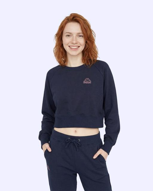 Mavi Logo Cindyna Kadın Lacivert Regular Sweatshirt - KAPPA® Türkiye