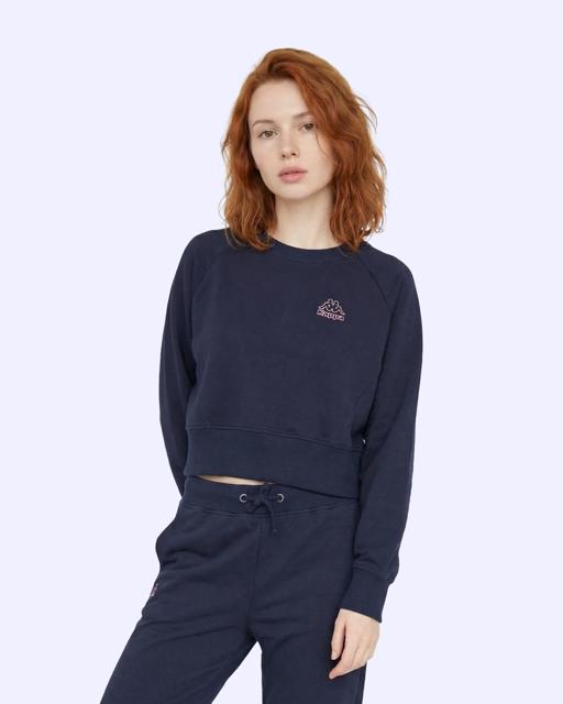 Mavi Logo Cindyna Kadın Lacivert Regular Sweatshirt - KAPPA® Türkiye