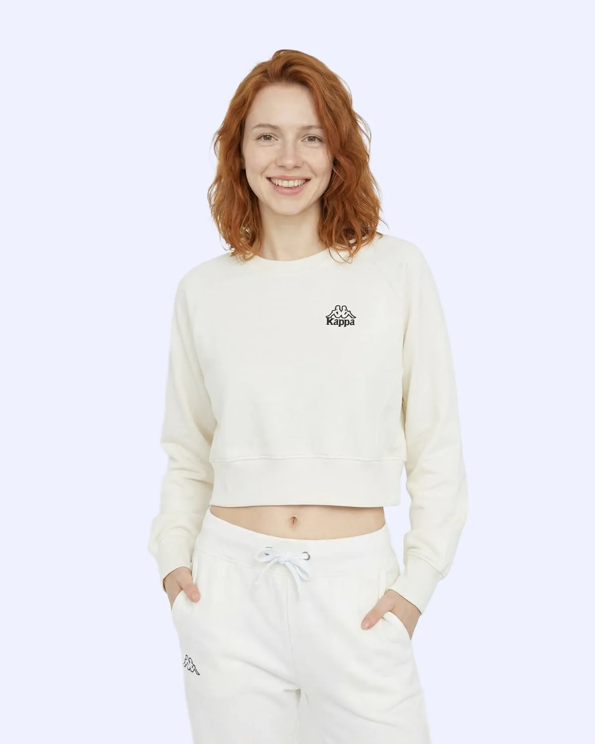 Bej Logo Cindyna Kadın Ekru  Regular Sweatshirt
