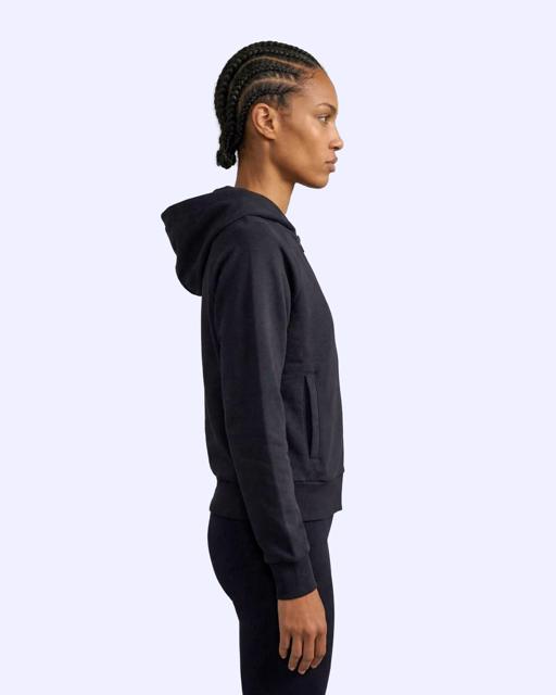 Siyah Milas Full Zip Kadın Siyah Regular Fermuarlı Eşofman Üstü - KAPPA® Türkiye