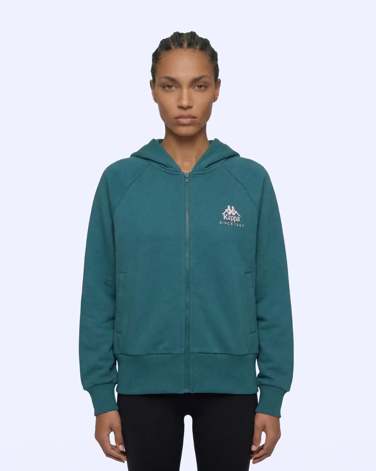 Yeşil Milas Full Zip Kadın Yeşil Regular Fermuarlı Eşofman Üstü