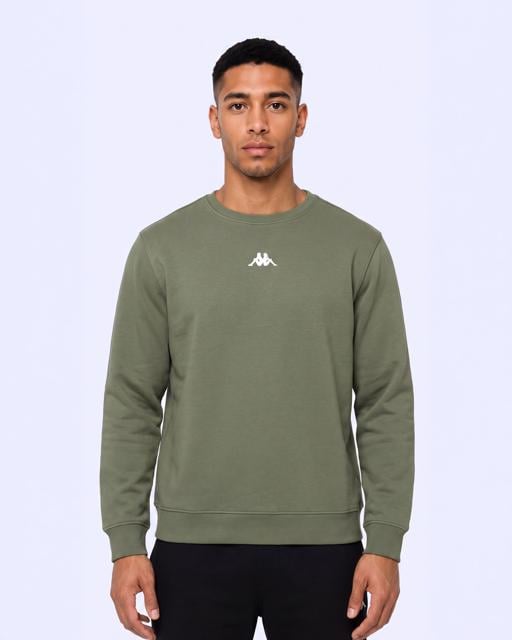 Yeşil Carlo Erkek Haki Sweatshirt - KAPPA® Türkiye