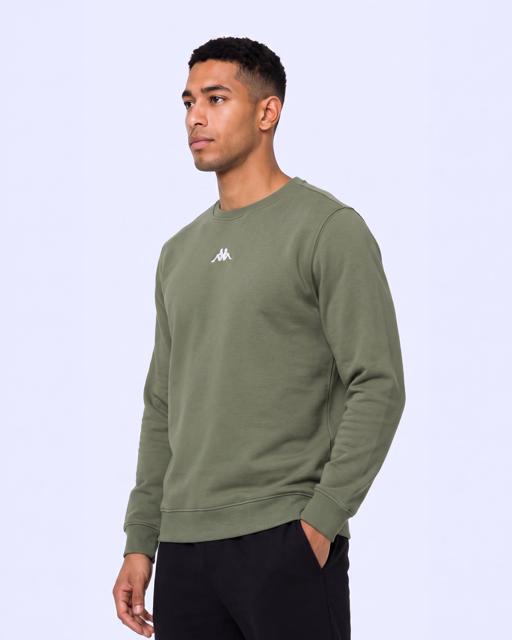Yeşil Carlo Erkek Haki Sweatshirt - KAPPA® Türkiye