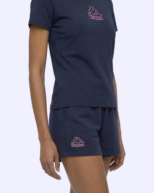 Mavi Logo Cindyna Short Kadın Dark Tone Regular Şort - KAPPA® Türkiye