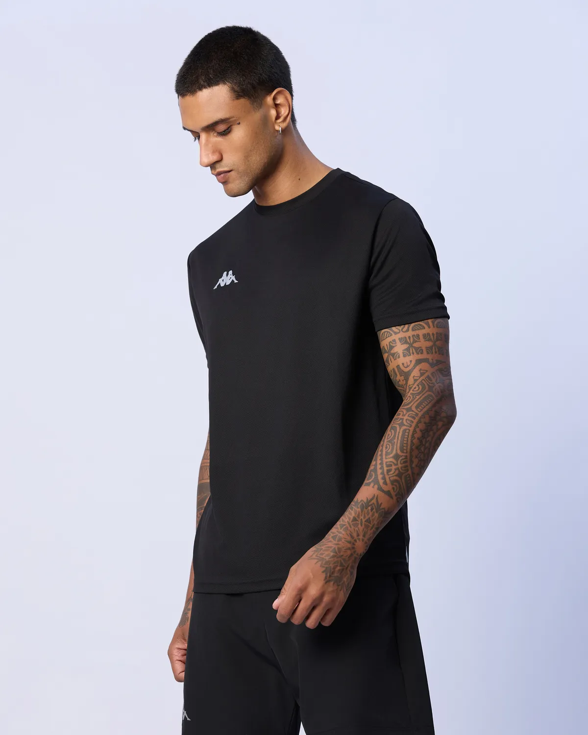 Siyah Marco Erkek Siyah Regular Fit Tişört