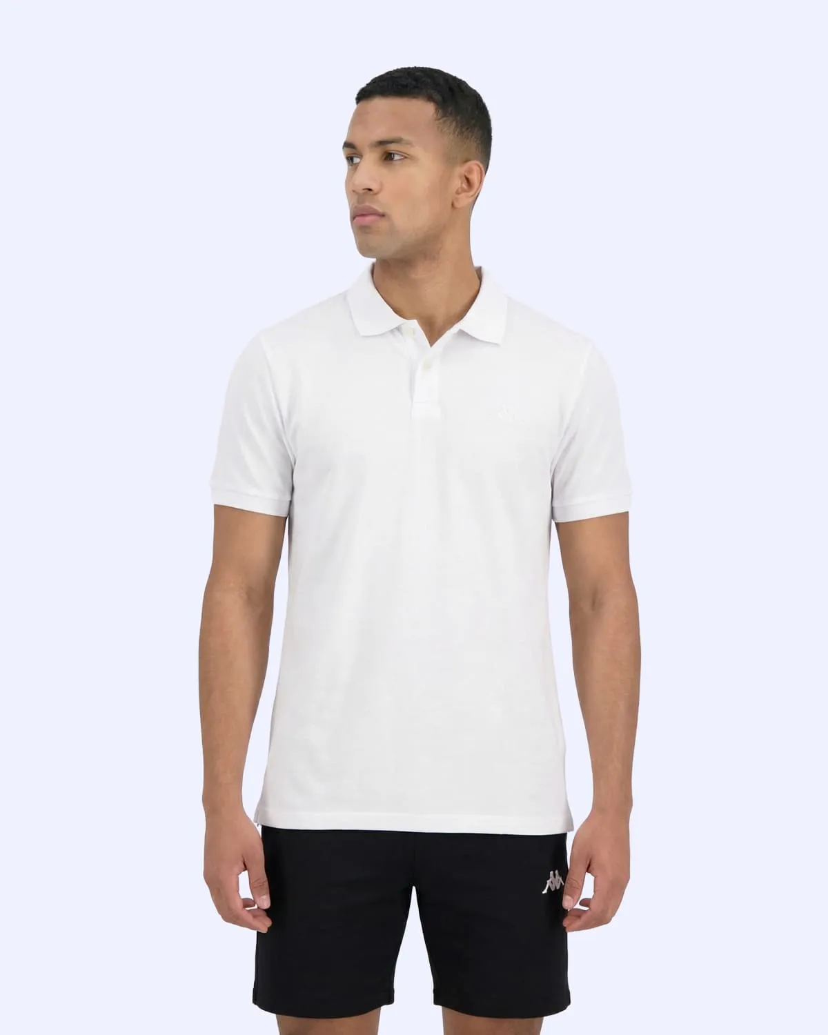 Beyaz Fausto Erkek Beyaz Regular Polo Yaka Tişört