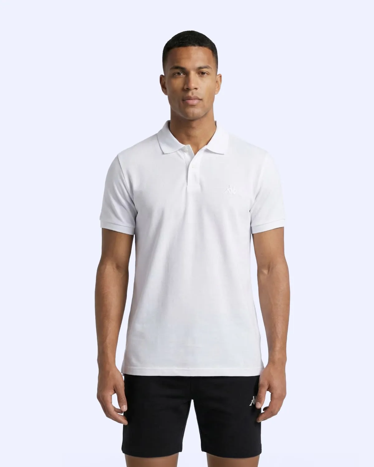 Beyaz Fausto Erkek Beyaz Regular Polo Yaka Tişört