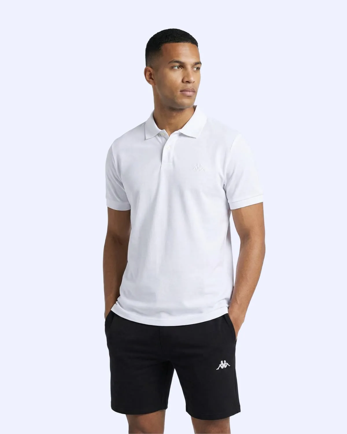 Beyaz Fausto Erkek Beyaz Regular Polo Yaka Tişört