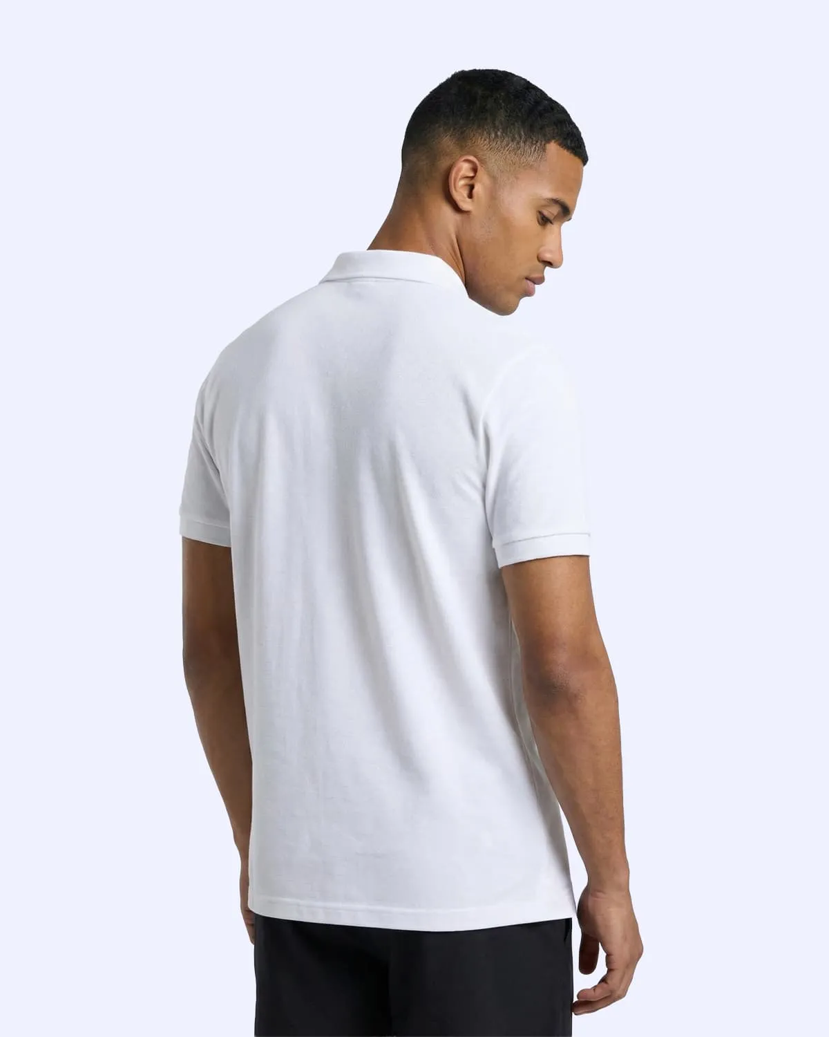 Beyaz Fausto Erkek Beyaz Regular Polo Yaka Tişört