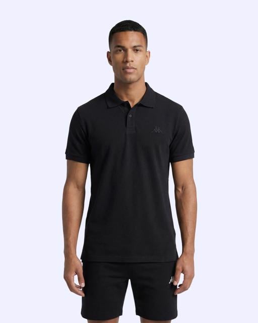 Siyah Fausto Erkek Siyah Regular Polo Yaka Tişört - KAPPA® Türkiye