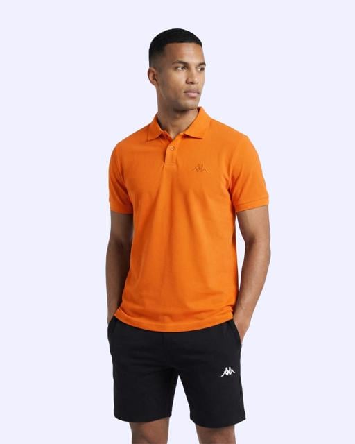 Turuncu Fausto Erkek Koyu Turuncu Regular Polo Yaka Tişört - KAPPA® Türkiye