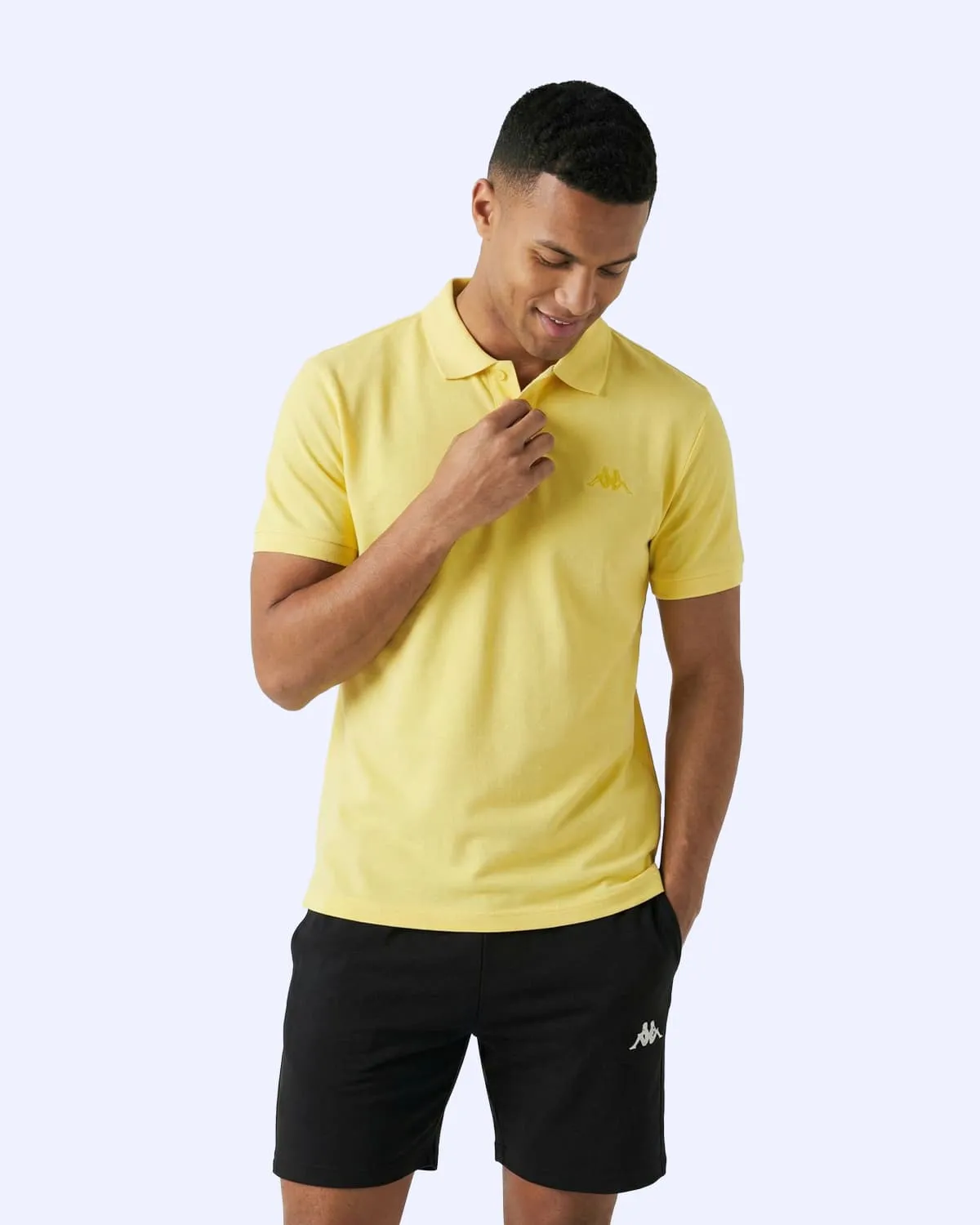 Sarı Fausto Erkek Sarı Regular Polo Yaka Tişört