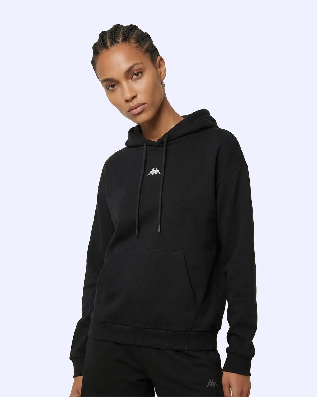 Siyah Mila Kadın Siyah Regular Hoodie