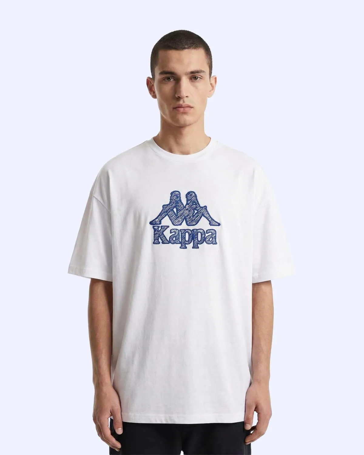 Beyaz Linea Erkek Beyaz Oversize Tişört