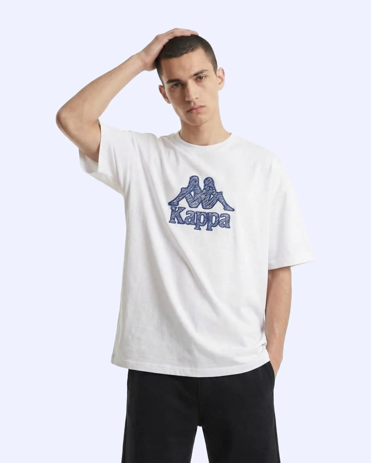 Beyaz Linea Erkek Beyaz Oversize Tişört