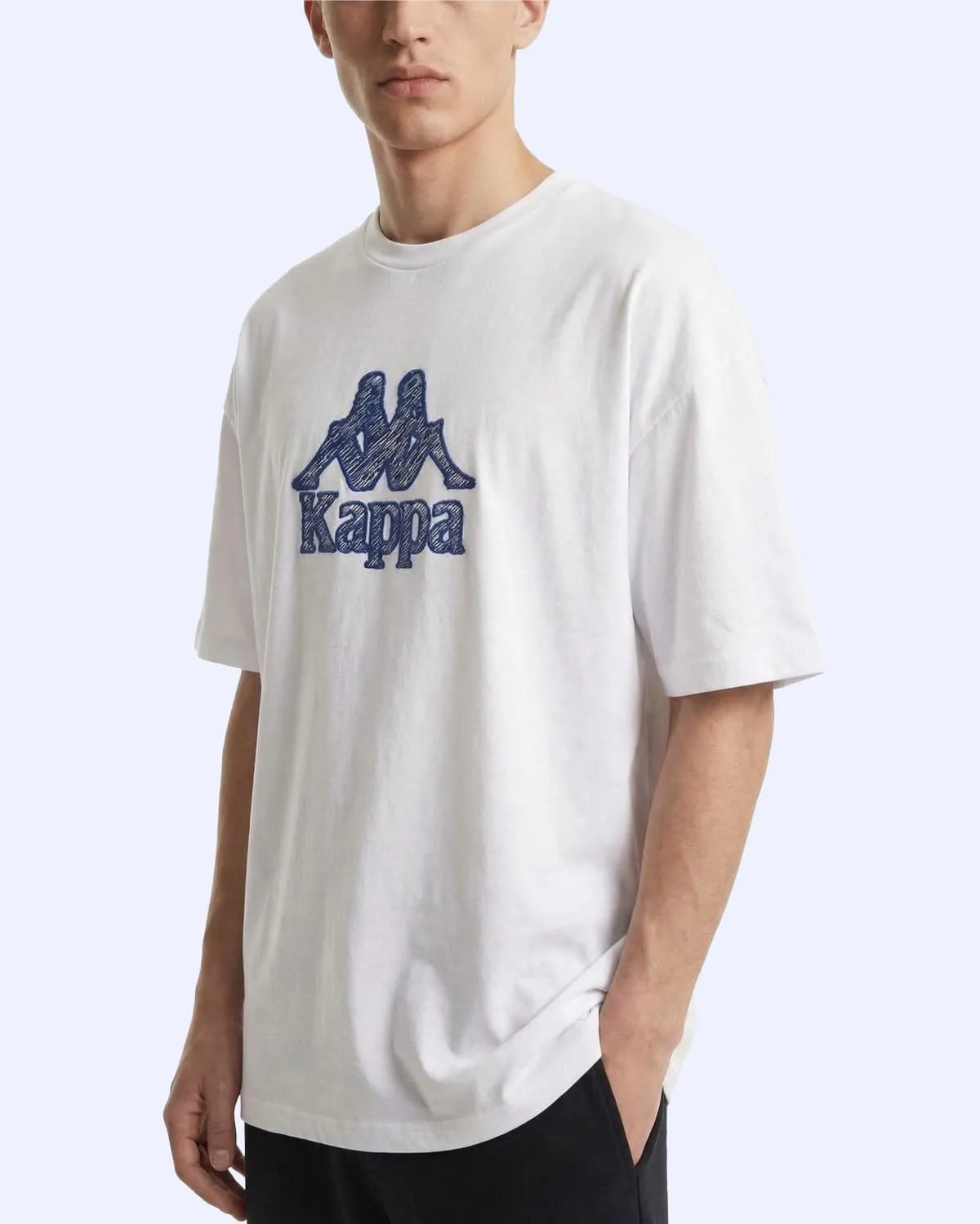 Beyaz Linea Erkek Beyaz Oversize Tişört