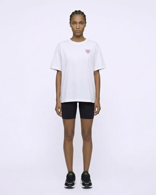 Beyaz Camilla Kadın Beyaz Oversize Tişört - KAPPA® Türkiye