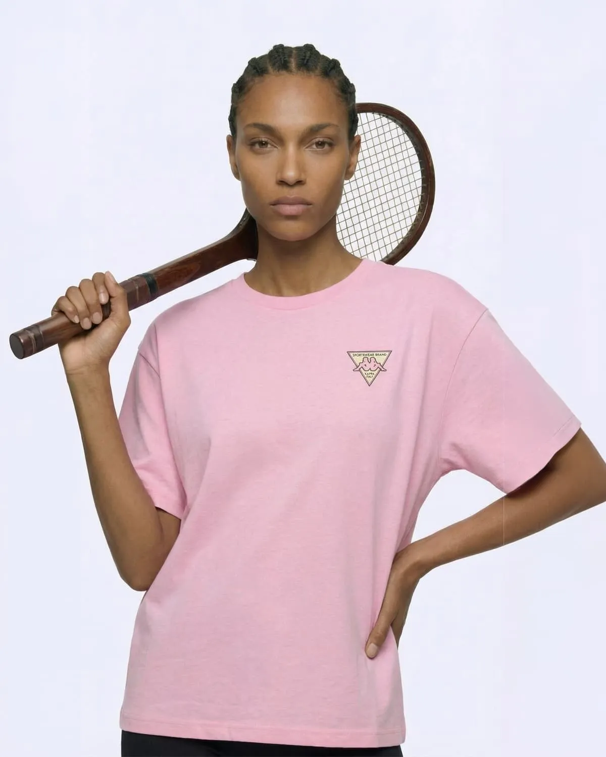 Pembe Camilla Kadın Pembe Oversize Tişört