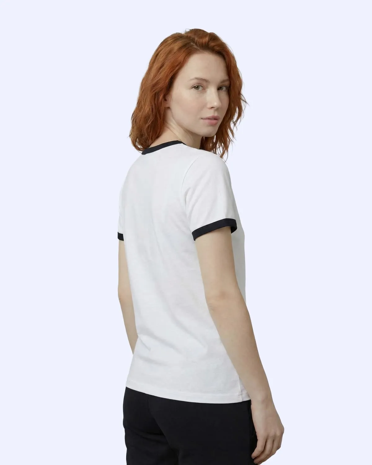 Beyaz Francesca Kadın Beyaz Slim Tişört