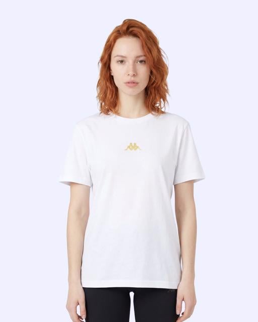 Beyaz Melissa Kadın Beyaz Regular Tişört - KAPPA® Türkiye