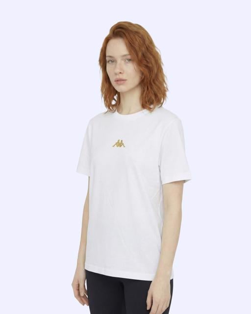 Beyaz Melissa Kadın Beyaz Regular Tişört - KAPPA® Türkiye