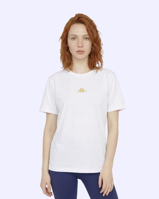 Beyaz Melissa Kadın Beyaz Regular Tişört - KAPPA® Türkiye