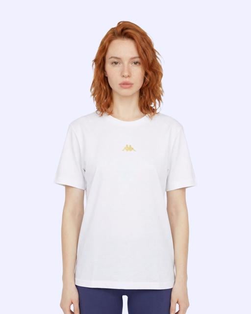 Beyaz Melissa Kadın Beyaz Regular Tişört - KAPPA® Türkiye