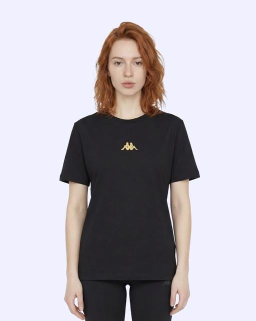 Siyah Melissa Kadın Siyah Regular Tişört - KAPPA® Türkiye