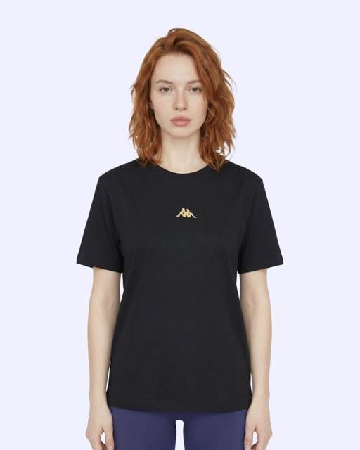 Siyah Melissa Kadın Siyah Regular Tişört - KAPPA® Türkiye