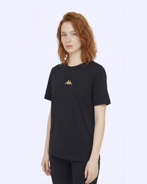 Siyah Melissa Kadın Siyah Regular Tişört - KAPPA® Türkiye