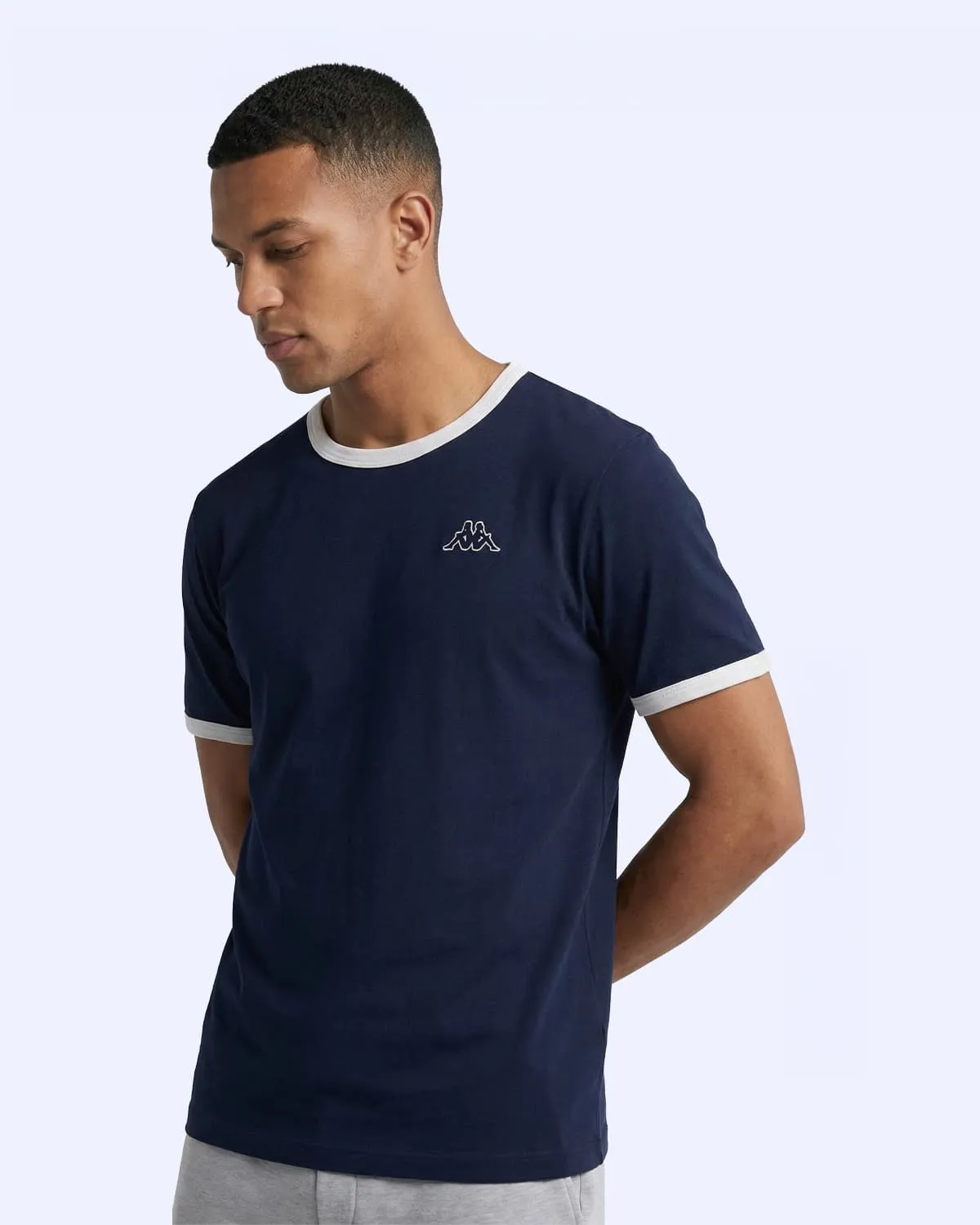 Mavi Logo Pawel Erkek Lacivert-Beyaz Regular Tişört