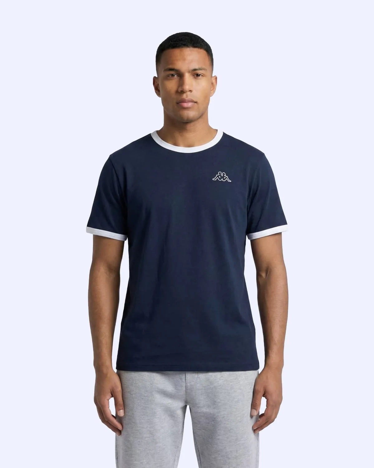 Mavi Logo Pawel Erkek Lacivert-Beyaz Regular Tişört