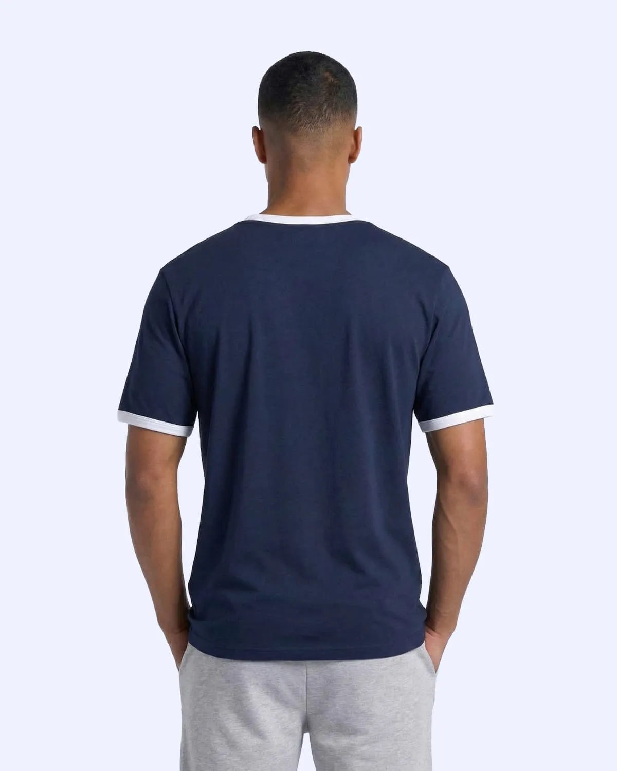 Mavi Logo Pawel Erkek Lacivert-Beyaz Regular Tişört